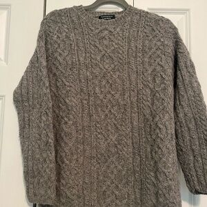 RALPH LAUREN Vintage Gray Wool Sweater